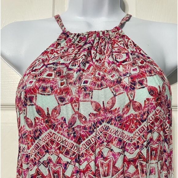 Free People Batik Print Halter Drop Waist Dress Size XS NWT - Picture 4 of 9